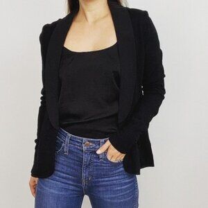 J Crew Merino Wool Tuxedo Cardigan - sz M